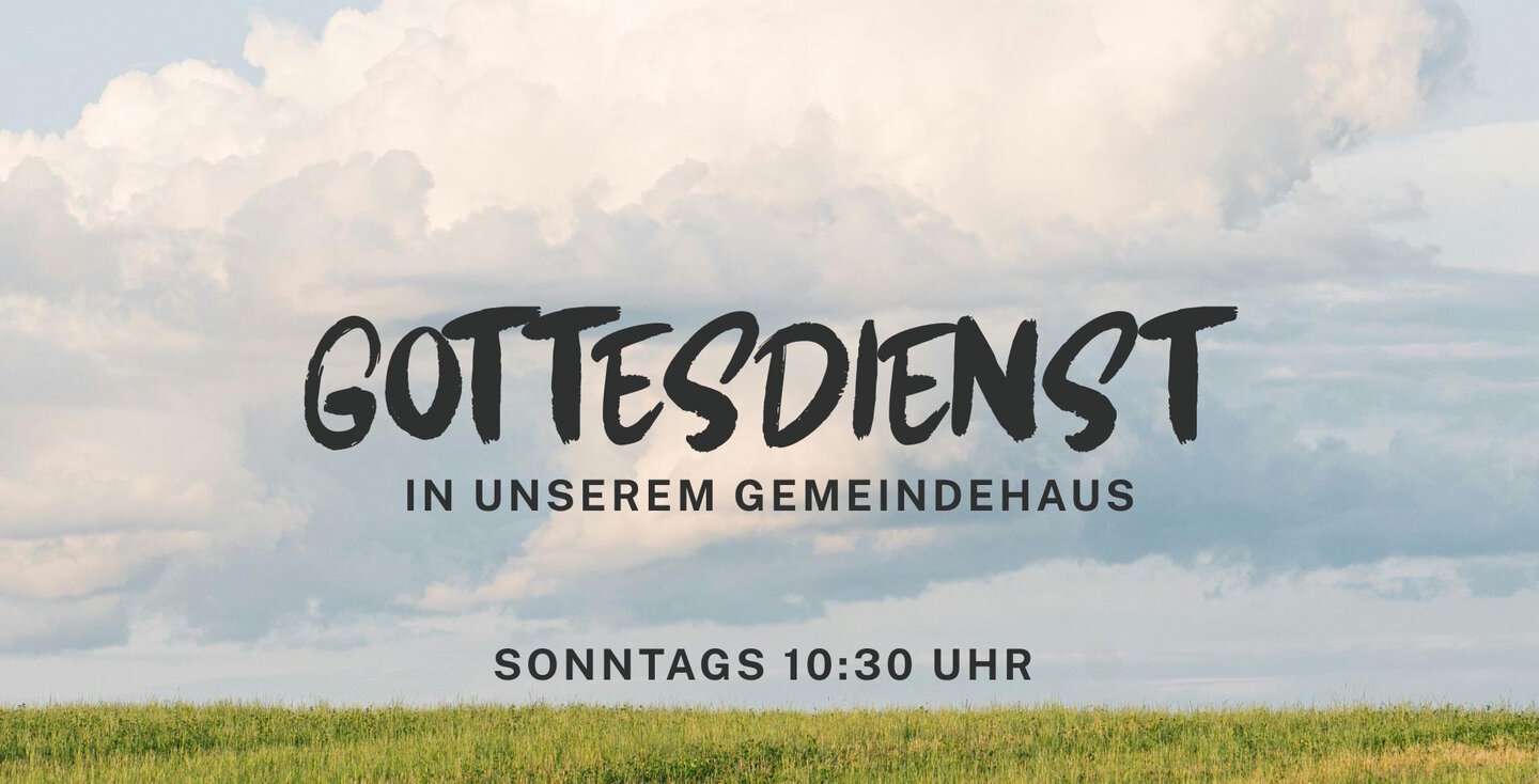 Gottesdienst im Gemeindehaus